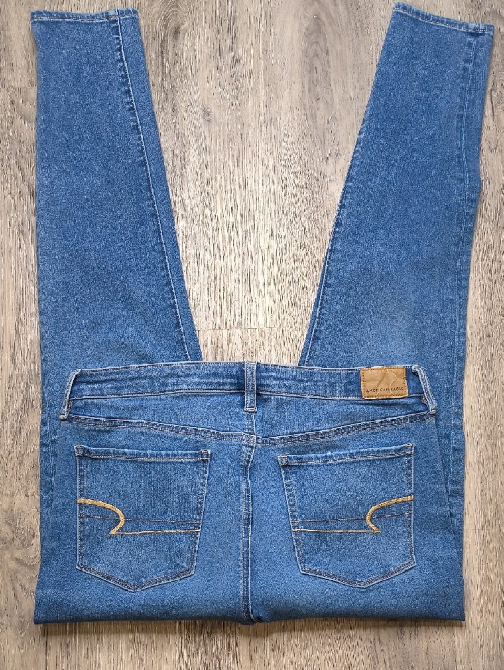 High-Rise Skinny w/29.5" Inseam American Eagle Size 12 Women's Jeans sac805 - Picture 6 of 6